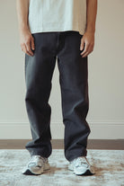 orSlow - 101 Dad's Fit Denim Pants - Black Denim Stone - Canoe Club