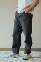 orSlow - 101 Dad's Fit Denim Pants - Black Denim Stone - Canoe Club