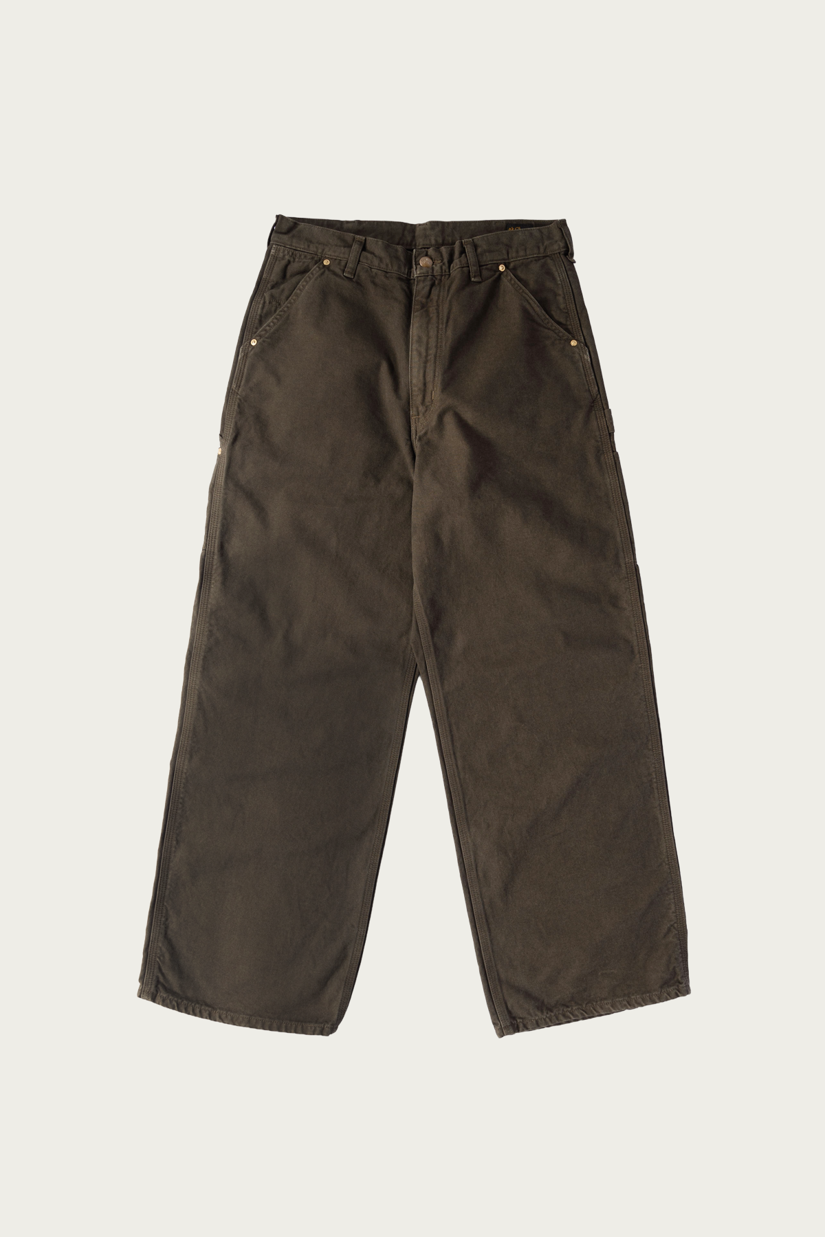 orSlow - Dad's Fit Oxford Painter Pants - Coffee Brown - Canoe Club