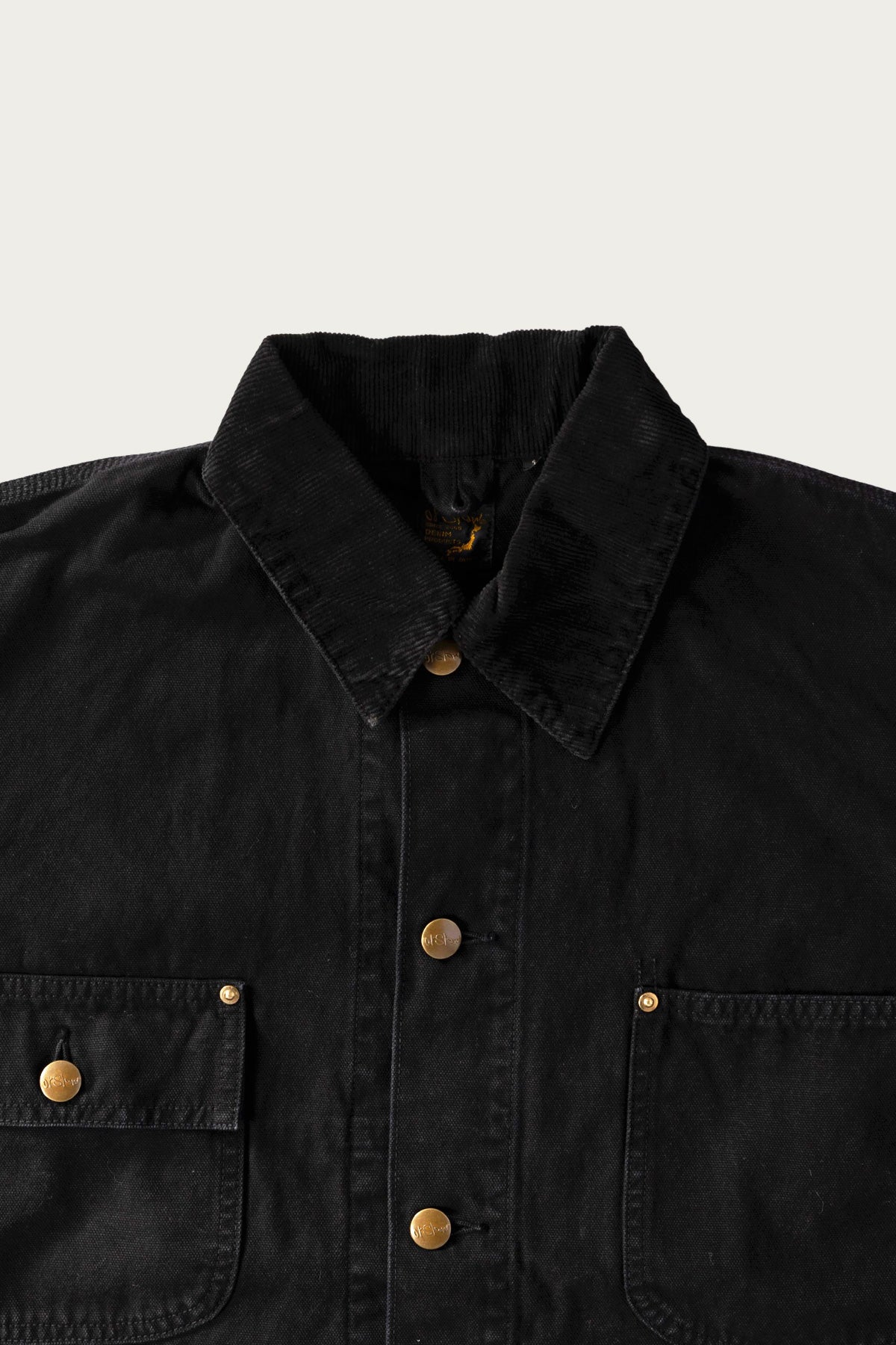 orSlow - Relaxed Fit Oxford Coverall - Black - Canoe Club