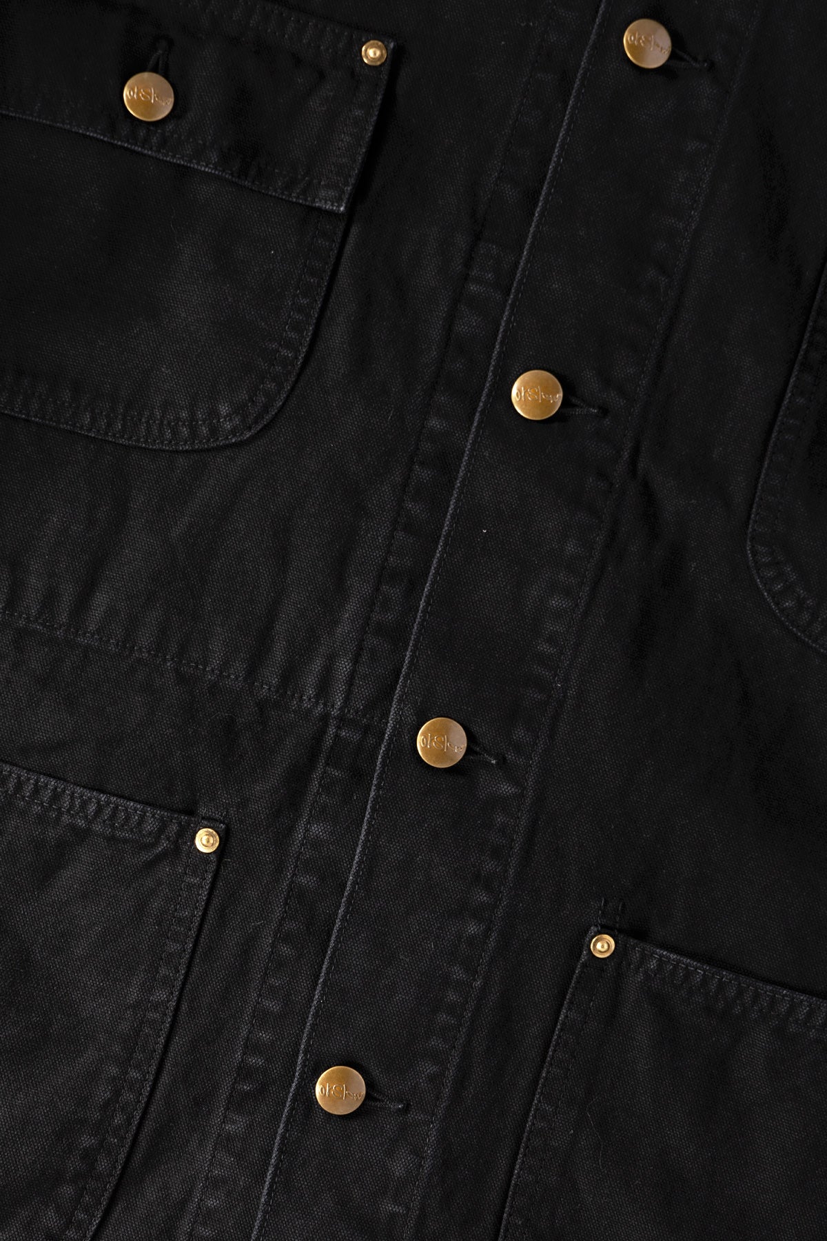 orSlow - Relaxed Fit Oxford Coverall - Black - Canoe Club