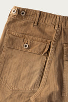 Canoe Club - (EARLY ACCESS) orSlow x Canoe Club Regular Fit Fatigue Pants - Walnut Brown Herringbone Twill - Canoe Club