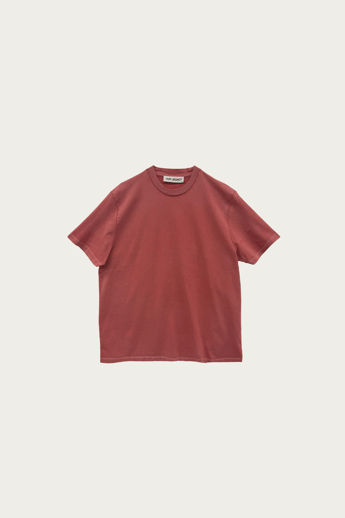 Our Legacy - Box T-Shirt - Worn Rose Legacy Jersey - Canoe Club
