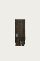 Our Legacy - Estate Scarf - Choco Pressed Wave Alpaca - Canoe Club