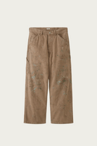 Phigvel - Denim Painter Trousers - Brown (Painted) - Canoe Club