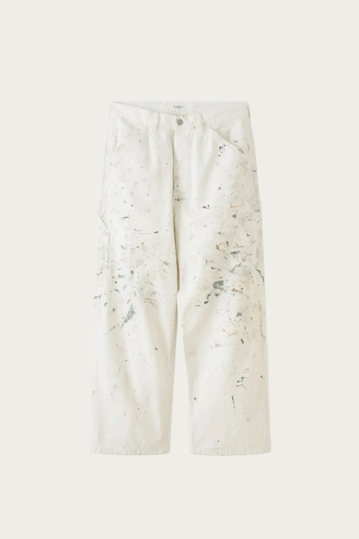 Phigvel - Denim Painter Trousers - O.White (Painted) - Canoe Club