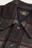 RRL - Plaid Wool Cardigan - Grey Multi - Canoe Club