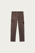 Stone Island - Corduroy "Terra" Effect Chinos - Lead Grey - Canoe Club