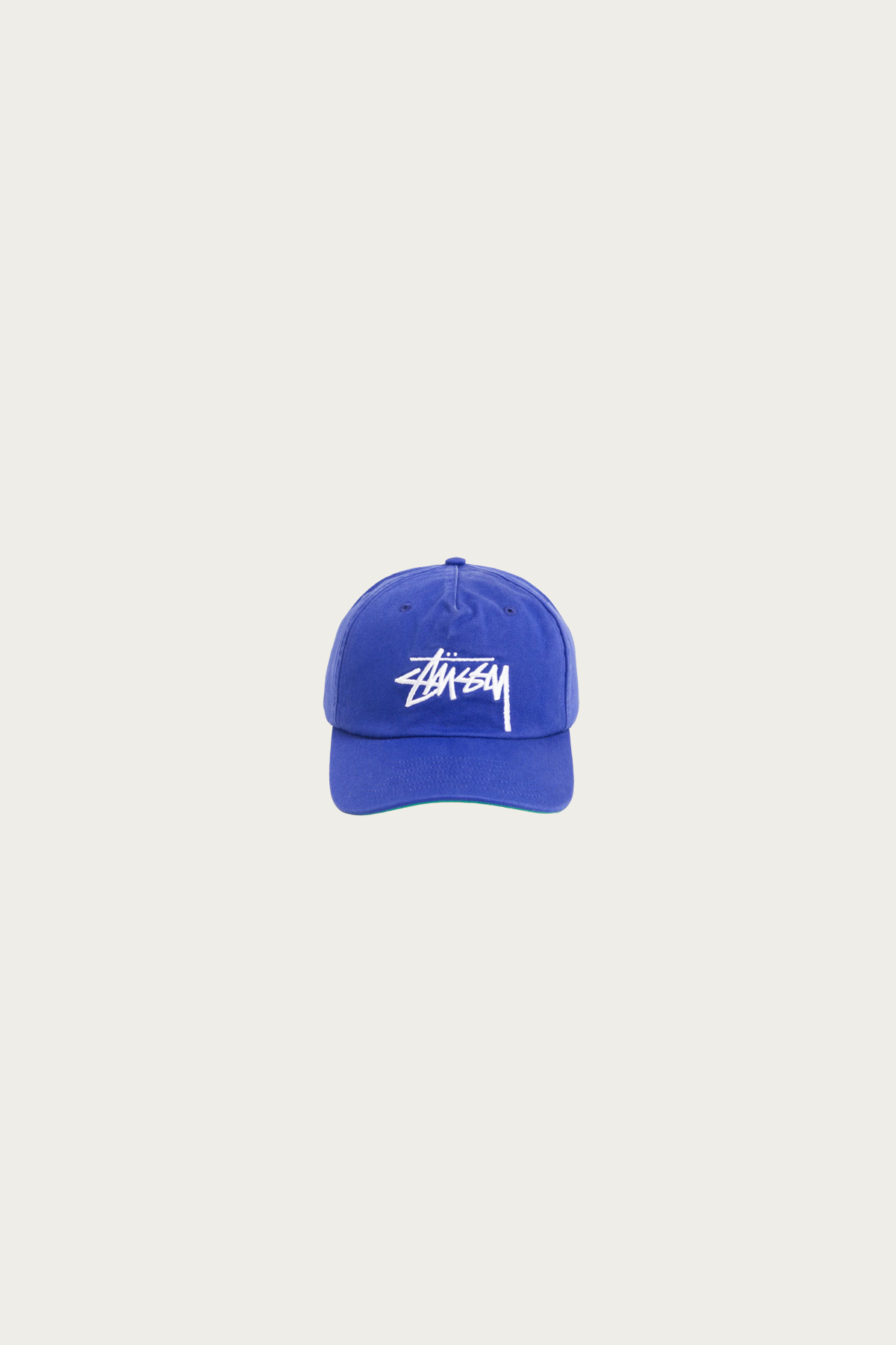 Stüssy - Big Stock Mid Depth Cap - Royal - Canoe Club