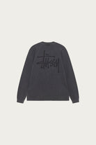 Stüssy - Raglan Thermal Basic Stock - Washed Black - Canoe Club
