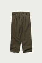 Unlikely Dry Goods - Guide 2P Trousers Twill - Olive - Canoe Club