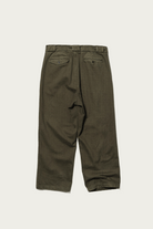 Unlikely Dry Goods - Guide 2P Trousers Twill - Olive - Canoe Club