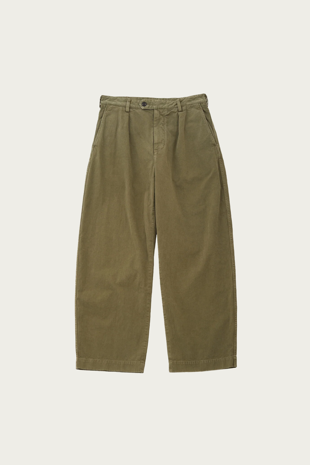 URU - 1 Tuck Work Pants - D.Khaki - Canoe Club