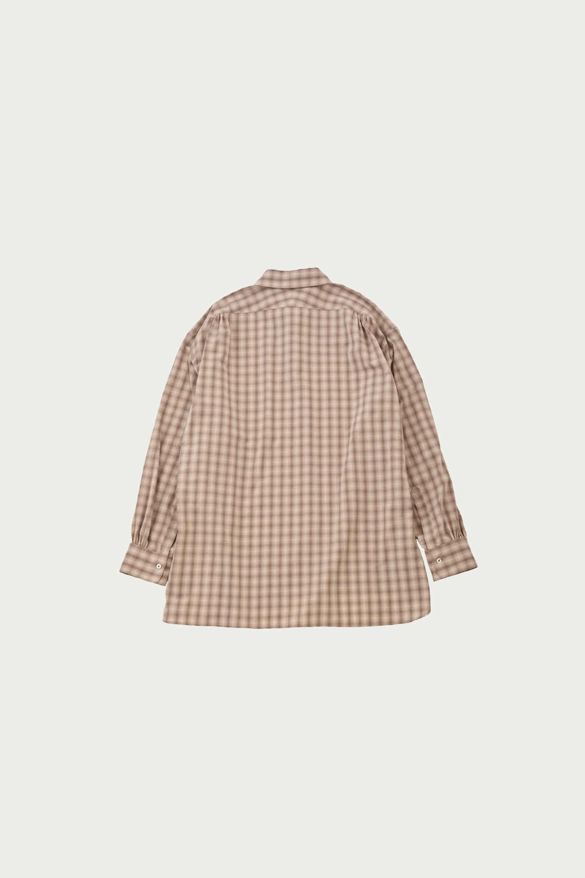 URU - Gathered L/S Shirts B - Beige - Canoe Club
