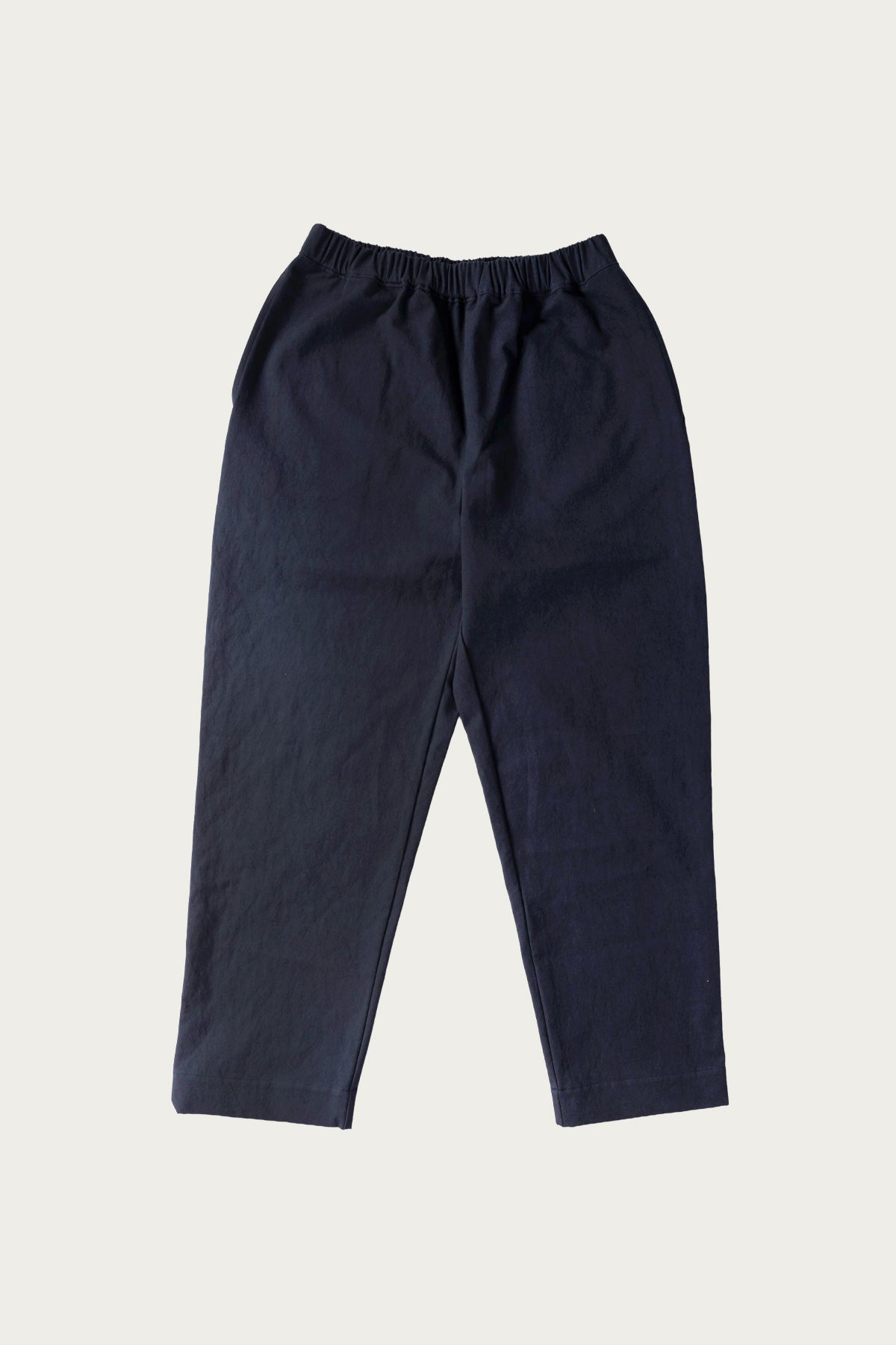 William Frederick - Café Pant - Navy Vintage Washed Cotton Linen Canvas - Canoe Club