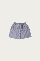 William Frederick - Garden Short - Blue Stripe Cotton Typewriter Cloth - Canoe Club