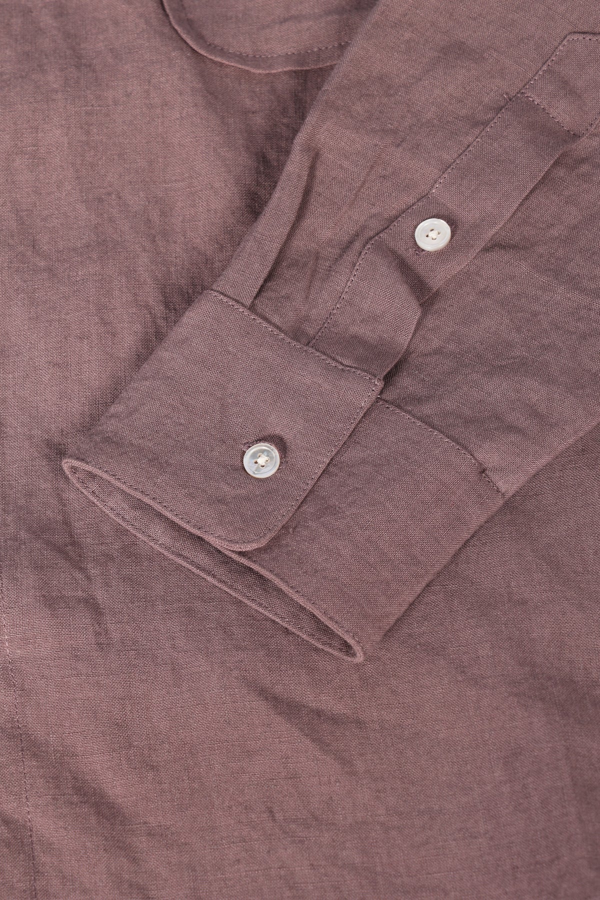 William Frederick - Office Shirt - Mauve Linen - Canoe Club