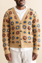 Corridor - Hand Crochet Pima Cardigan - Natural - Canoe Club