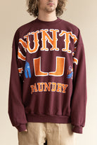 Kapital - 30/-SWT Knit BIG SWT (BIG KOUNTRY) - Burgundy - Canoe Club